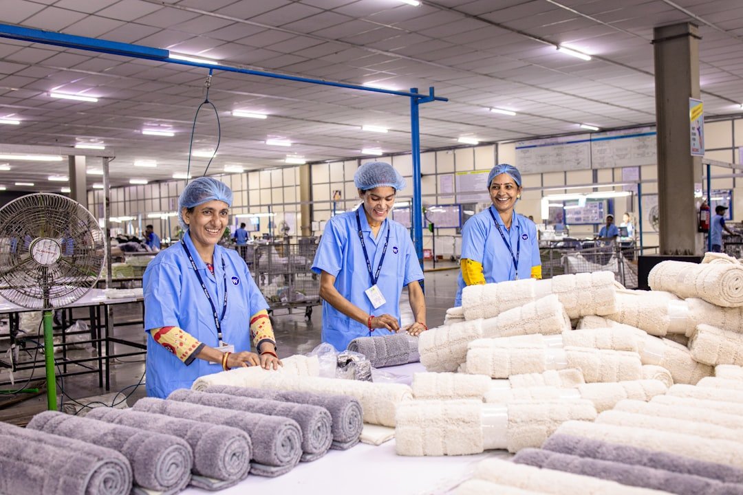 Mastering the First Impression: Your intriguing post title goes here workers-at-a-textile-factory-produce-rolled-towels-nijgaidesu